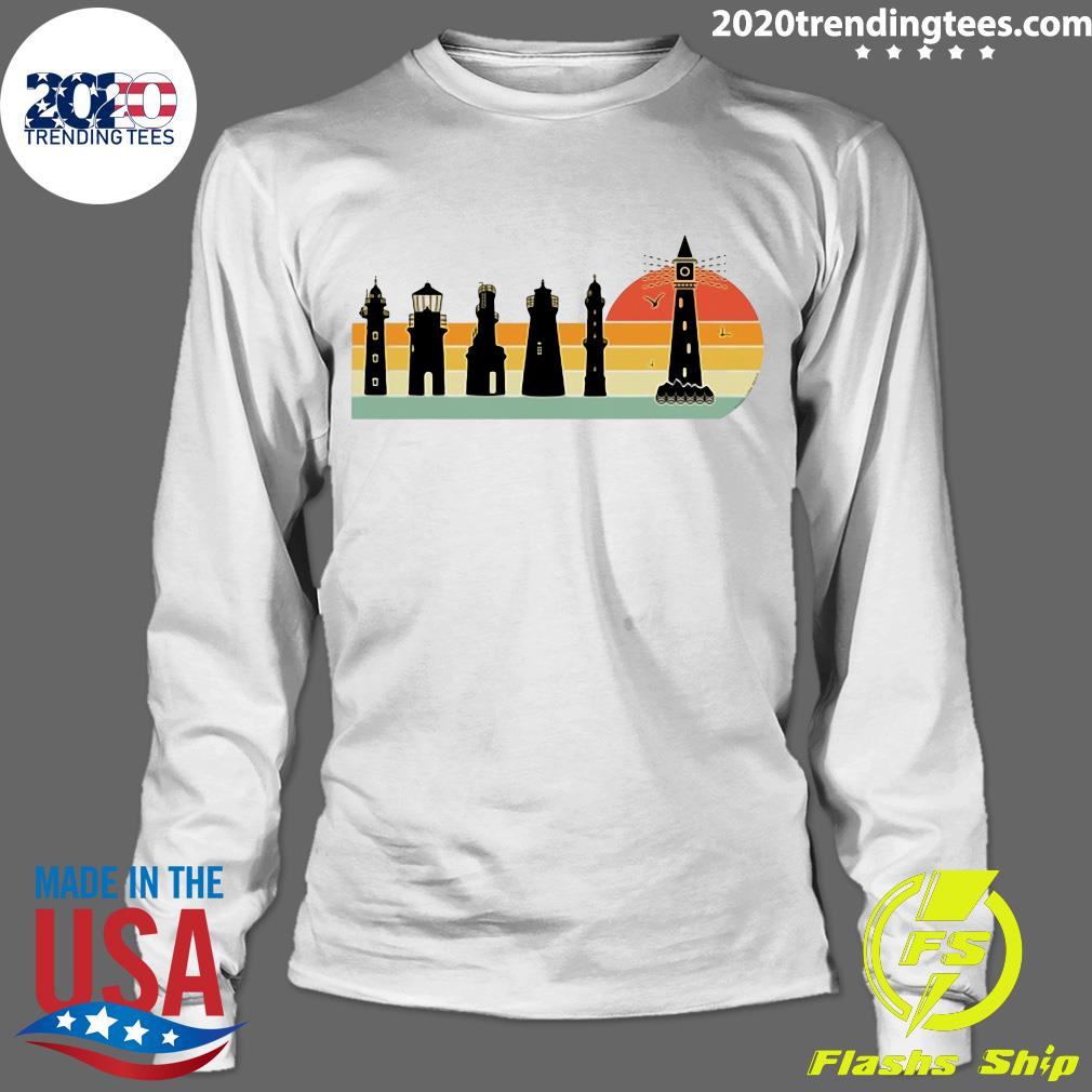 Official Cool Nautical Lighthouse Design Lovers - Adult & Kids T-Shirts, Sweatshirts & Hoodies apparel design preview 4