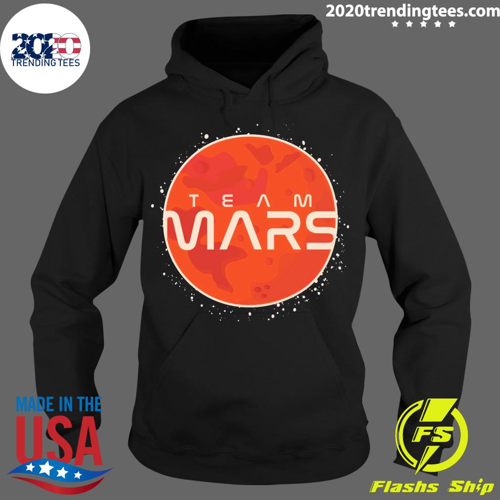 Official cool Team Mars Planet Space Logo - Adult & Kids T-Shirts, Sweatshirts & Hoodies apparel design preview 2