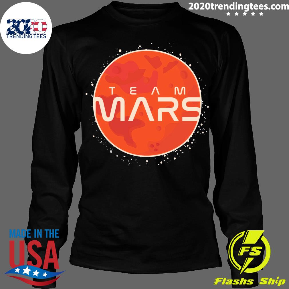 Official cool Team Mars Planet Space Logo - Adult & Kids T-Shirts, Sweatshirts & Hoodies apparel design preview 4