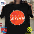 Official cool Team Mars Planet Space Logo - Adult & Kids T-Shirts, Sweatshirts & Hoodies apparel design preview 1
