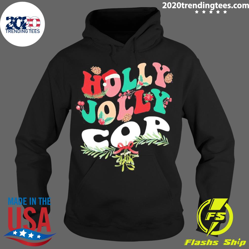 Official cop Christmas Holiday - Adult & Kids T-Shirts, Sweatshirts & Hoodies apparel design preview 2