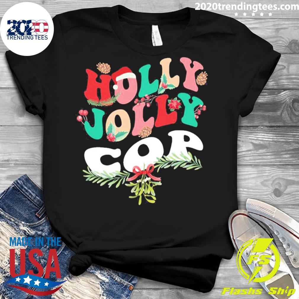 Official cop Christmas Holiday - Adult & Kids T-Shirts, Sweatshirts & Hoodies apparel design preview 3