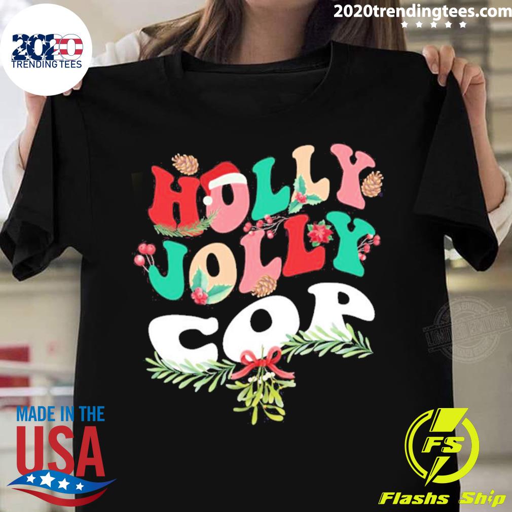 Official cop Christmas Holiday - Adult & Kids T-Shirts, Sweatshirts & Hoodies apparel design preview 1
