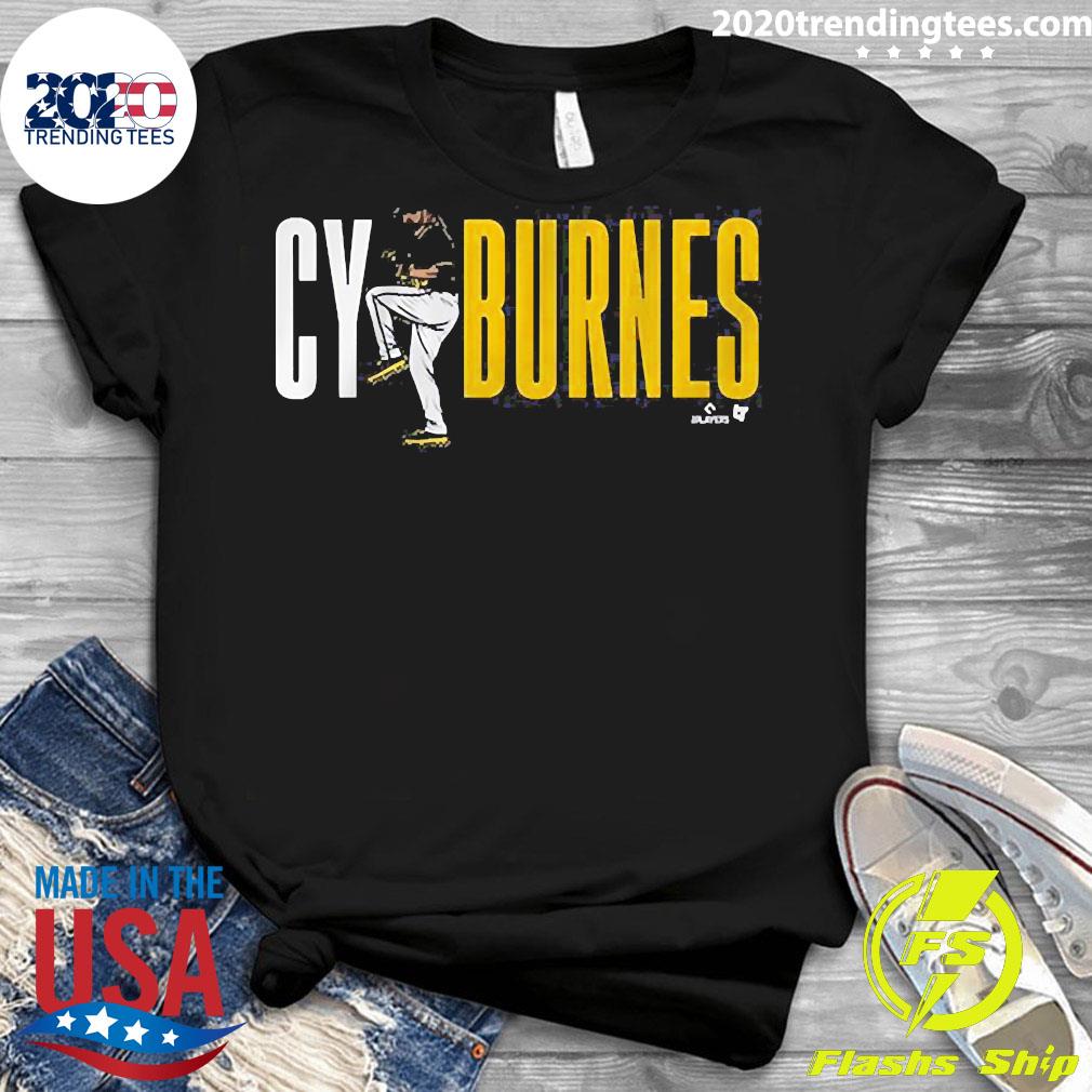 Official Corbin Burnes Cy - Adult & Kids T-Shirts, Sweatshirts & Hoodies apparel design preview 3