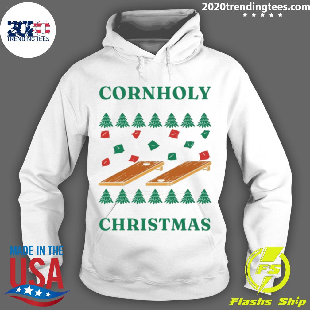 Official cornholy Christmas Cornhole - Adult & Kids T-Shirts, Sweatshirts & Hoodies apparel design preview 2