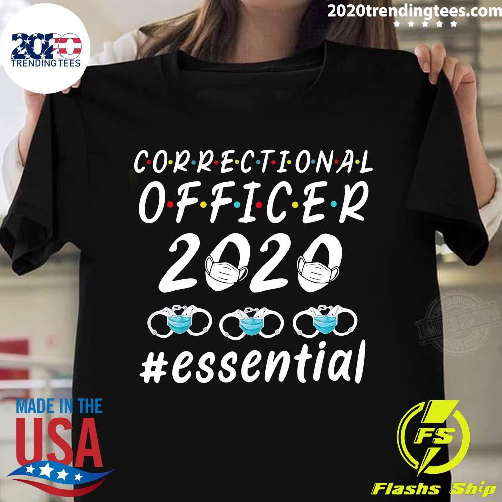 Official Correctional Officer 2020 #Essential - Adult & Kids T-Shirts, Sweatshirts & Hoodies apparel design preview 1