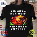 Official cows Not A Hot Mess I'm Spicy Disaster - Adult & Kids T-Shirts, Sweatshirts & Hoodies apparel design preview 1