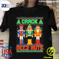 Official crack Deez Nuts Nutcracker Ugly Christmas - Adult & Kids T-Shirts, Sweatshirts & Hoodies apparel design preview 1