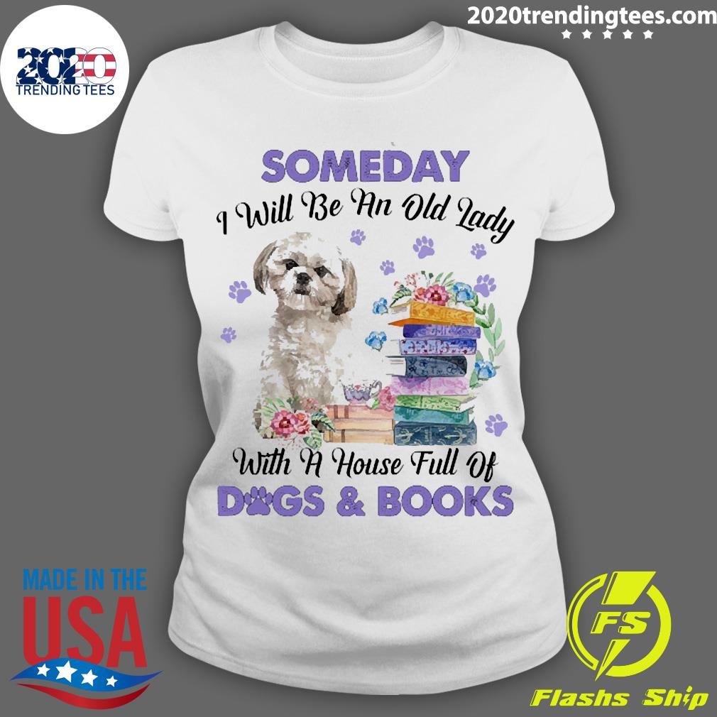 Official cream Shih Tzu Dog Someday I Will Be And Old - Adult & Kids T-Shirts, Sweatshirts & Hoodies apparel design preview 3