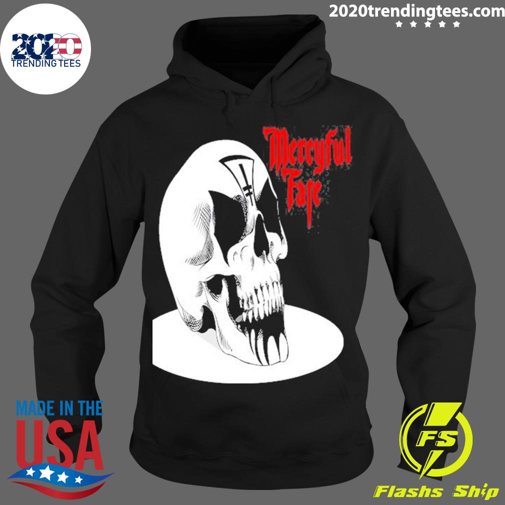 Official creepy Skull Mercyful Fate Band - Adult & Kids T-Shirts, Sweatshirts & Hoodies apparel design preview 2