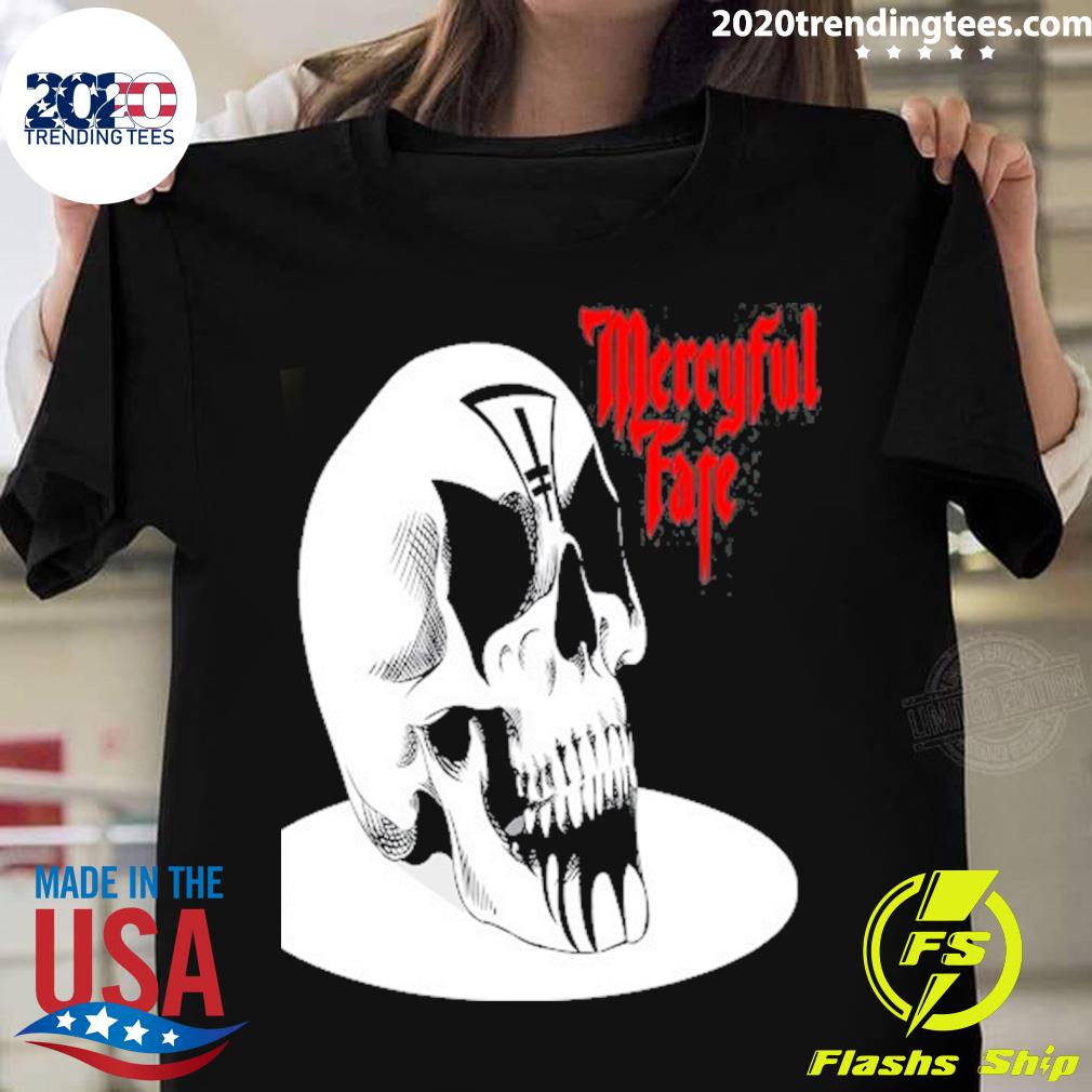 Official creepy Skull Mercyful Fate Band - Adult & Kids T-Shirts, Sweatshirts & Hoodies apparel design preview 1