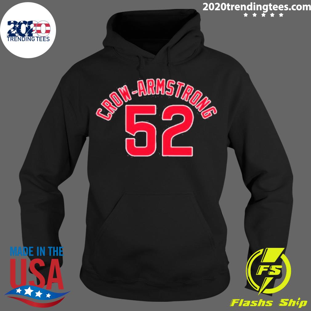 Official crow-Armstrong 52 - Adult & Kids T-Shirts, Sweatshirts & Hoodies apparel design preview 2