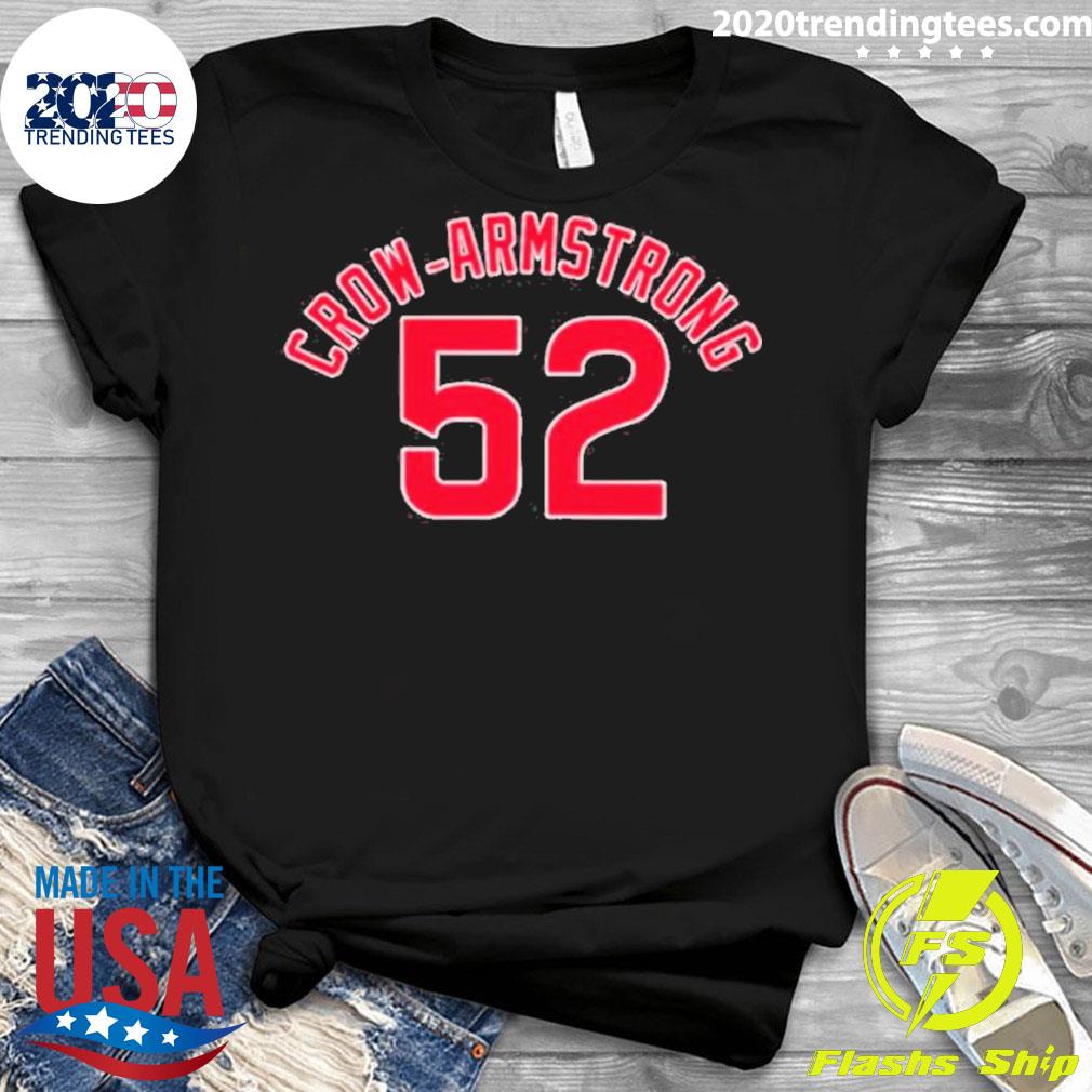 Official crow-Armstrong 52 - Adult & Kids T-Shirts, Sweatshirts & Hoodies apparel design preview 3