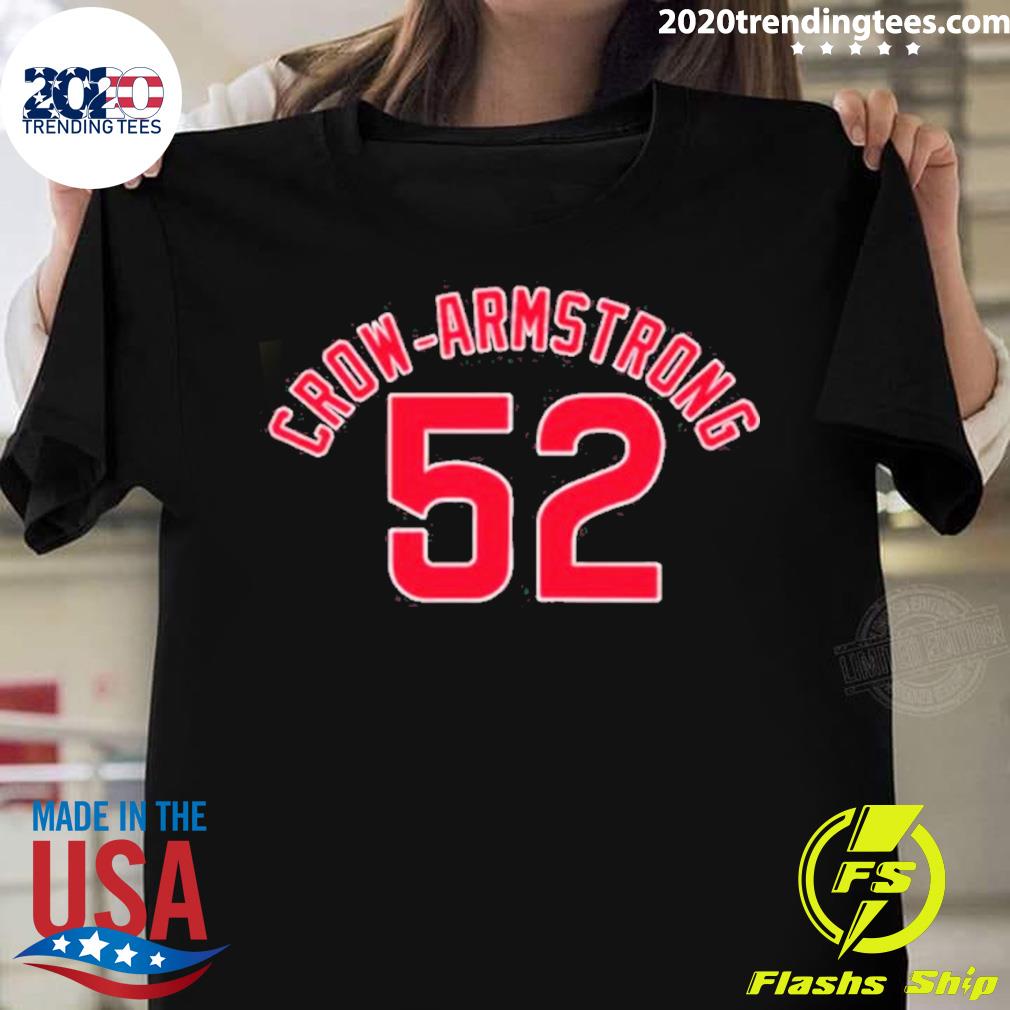 Official crow-Armstrong 52 - Adult & Kids T-Shirts, Sweatshirts & Hoodies apparel design preview 1