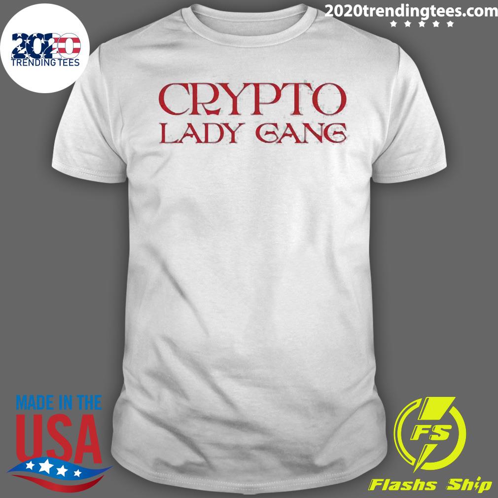 Official Crypto Lady Gang - Adult & Kids T-Shirts, Sweatshirts & Hoodies apparel design preview 1