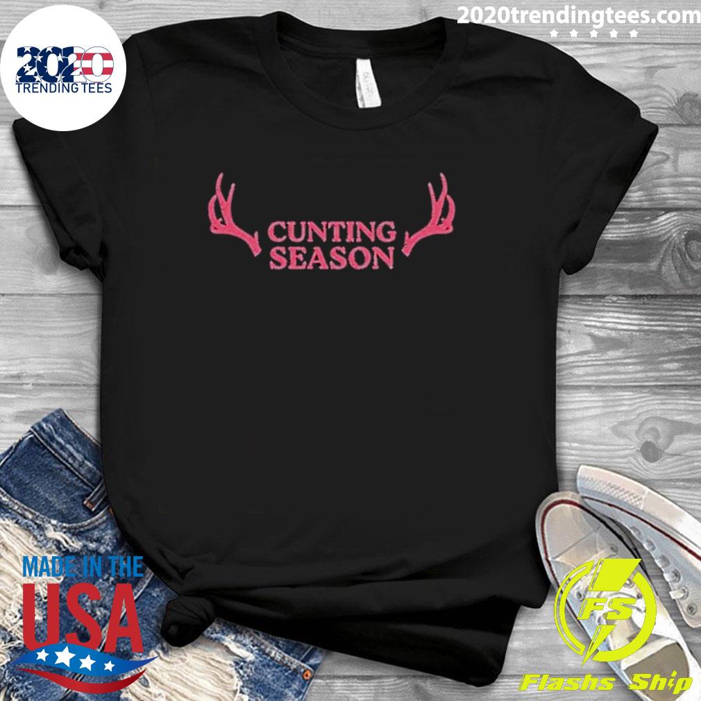 Official cunting Season Ii Antlers - Adult & Kids T-Shirts, Sweatshirts & Hoodies apparel design preview 3
