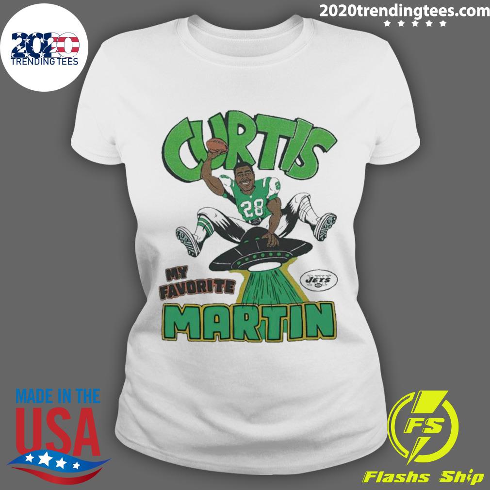 Official curtis Martin My Favorite - Adult & Kids T-Shirts, Sweatshirts & Hoodies apparel design preview 3