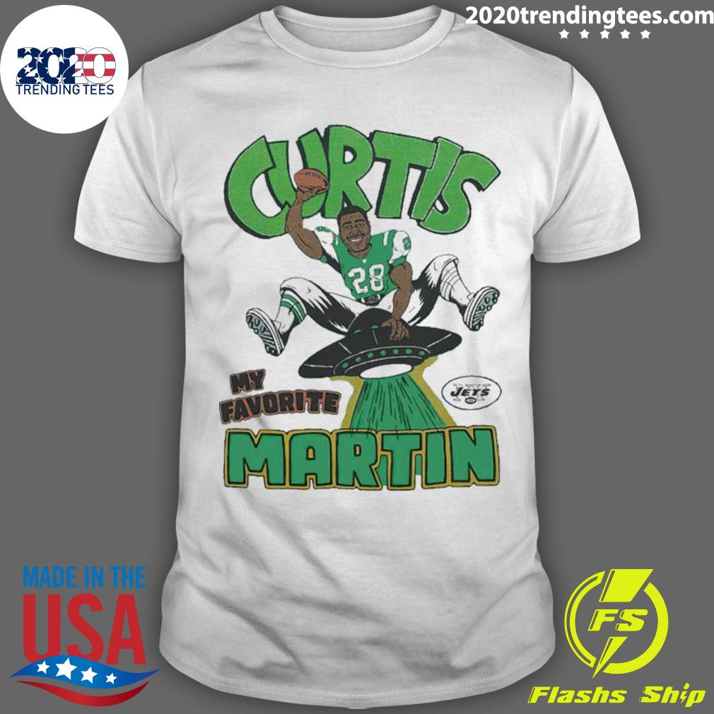 Official curtis Martin My Favorite - Adult & Kids T-Shirts, Sweatshirts & Hoodies apparel design preview 1