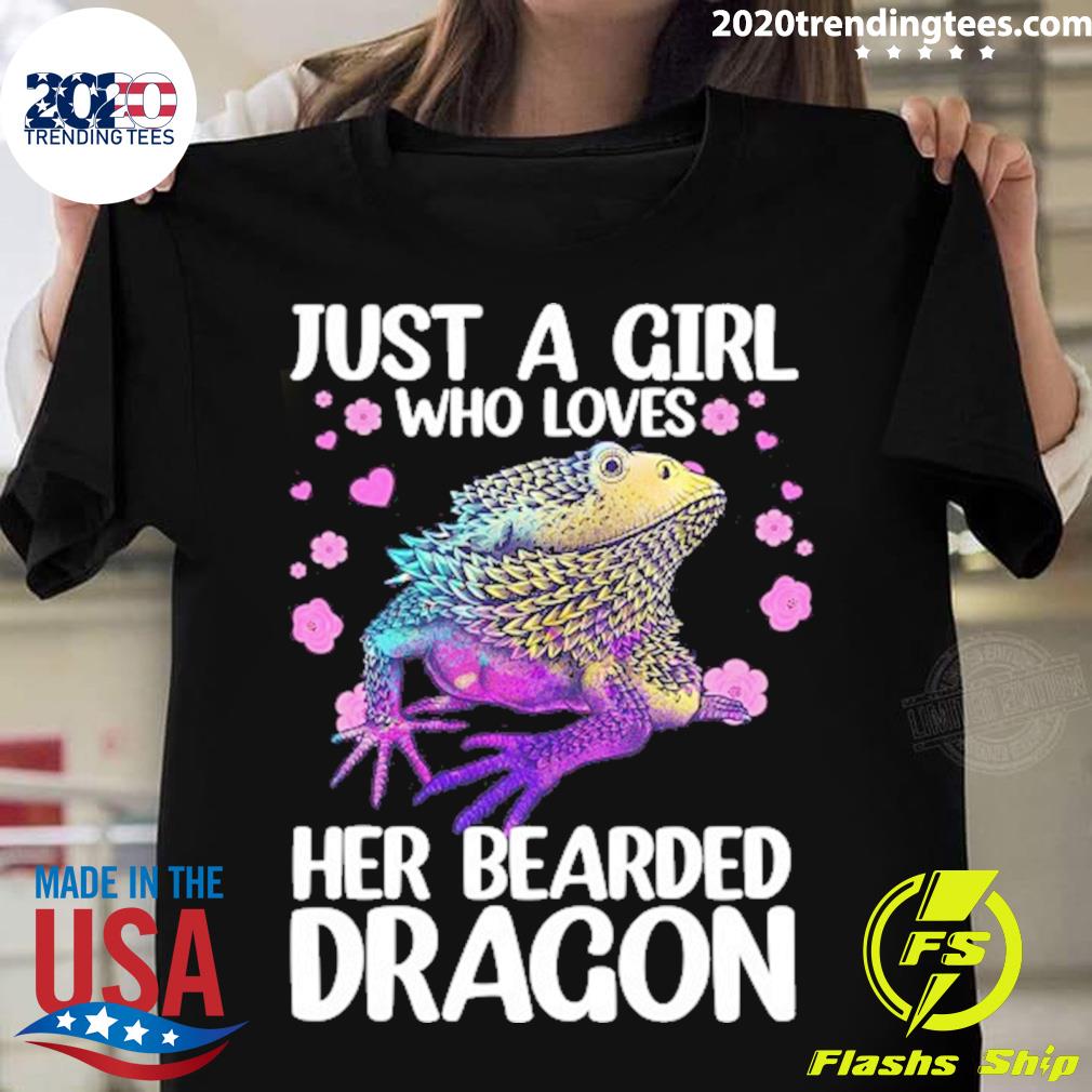 Official cute Bearded Dragon For Women Girls Lovers - Adult & Kids T-Shirts, Sweatshirts & Hoodies apparel design preview 1