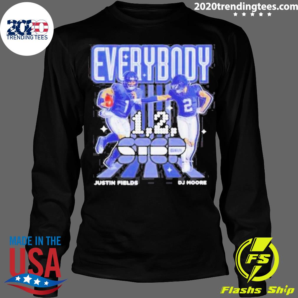 Official d.J. Moore And Justin Fields Everybody - Adult & Kids T-Shirts, Sweatshirts & Hoodies apparel design preview 4