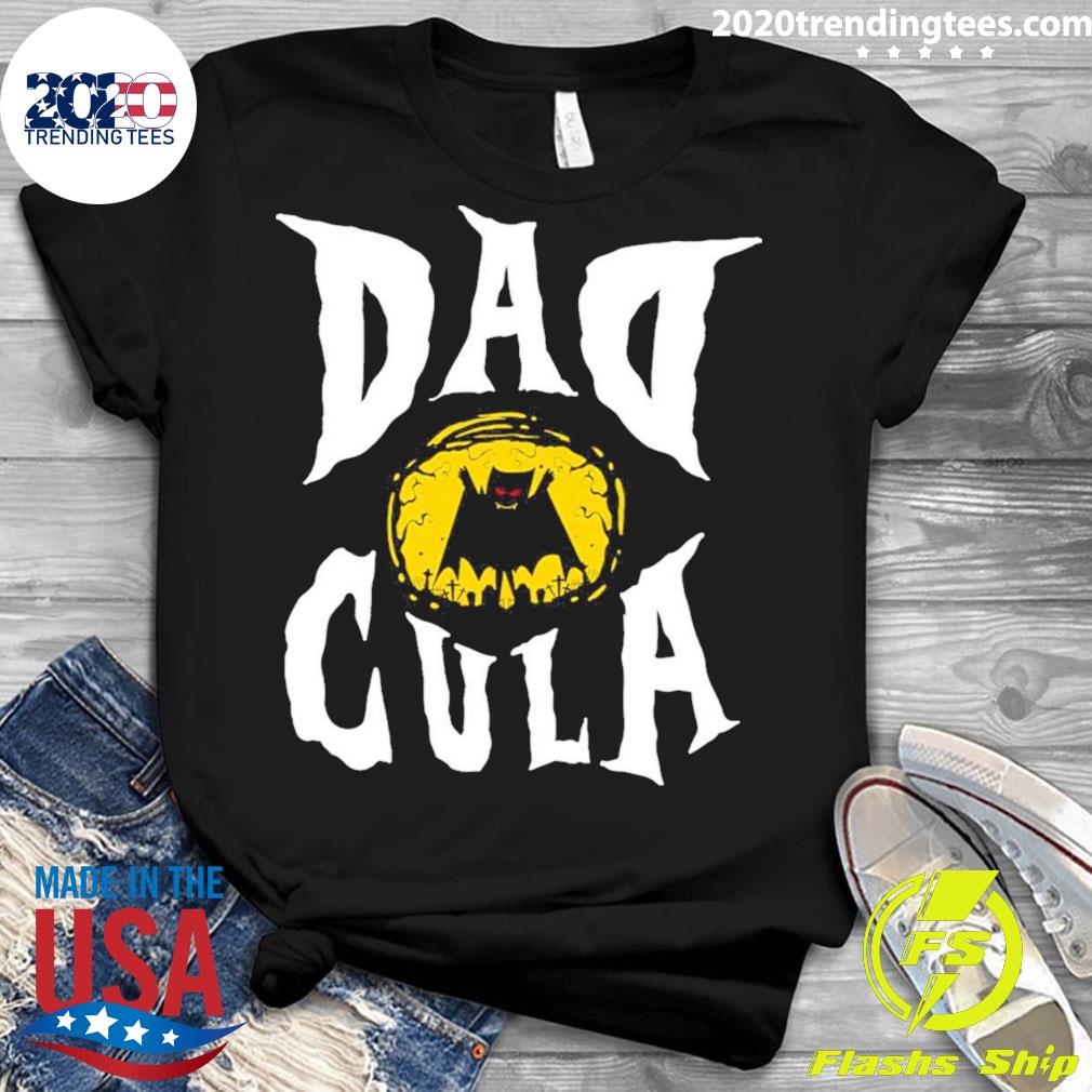 Official dadCula Single Dad Halloween - Adult & Kids T-Shirts, Sweatshirts & Hoodies apparel design preview 3