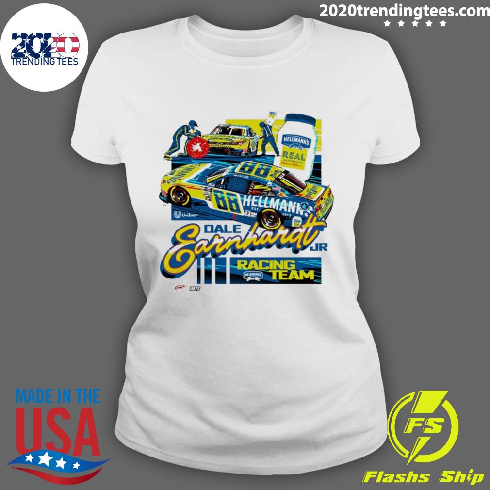 Official dale Earnhardt Jr. Motorsports Racing Team - Adult & Kids T-Shirts, Sweatshirts & Hoodies apparel design preview 3