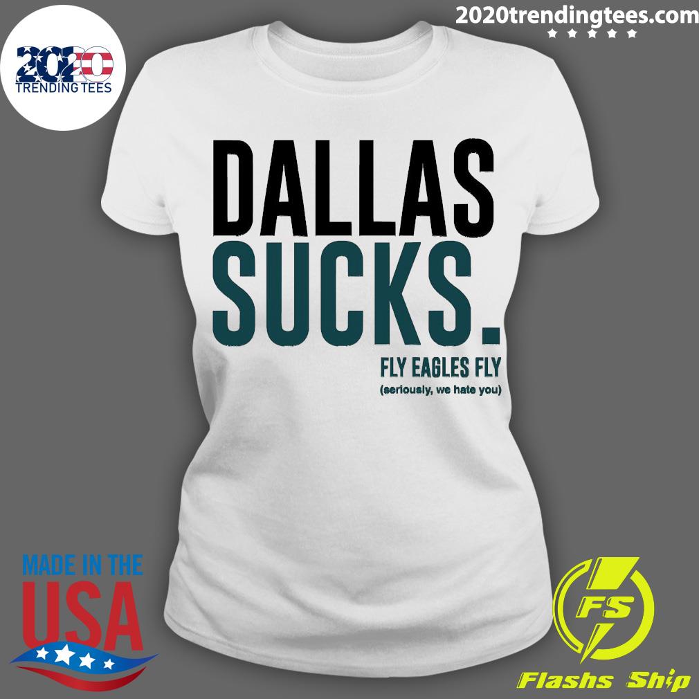 Official Dallas Sucks Fly Eagles Essential - Adult & Kids T-Shirts, Sweatshirts & Hoodies apparel design preview 3