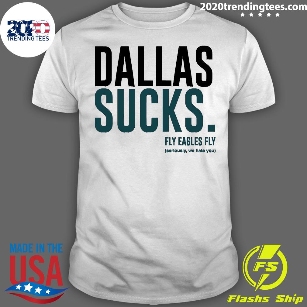 Official Dallas Sucks Fly Eagles Essential - Adult & Kids T-Shirts, Sweatshirts & Hoodies apparel design preview 1