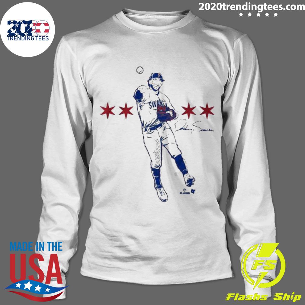 Official dansby Swanson Superstar Pose - Adult & Kids T-Shirts, Sweatshirts & Hoodies apparel design preview 4