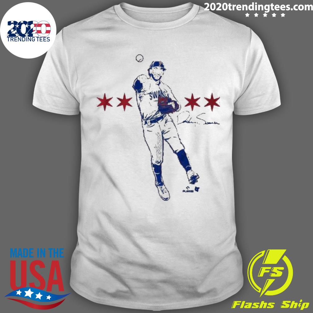 Official dansby Swanson Superstar Pose - Adult & Kids T-Shirts, Sweatshirts & Hoodies apparel design preview 1