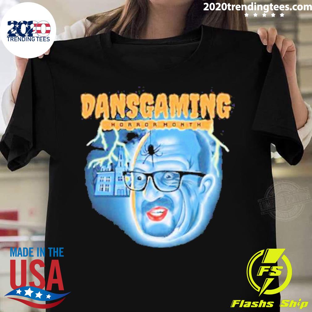 Official dansgaming Horror Month New - Adult & Kids T-Shirts, Sweatshirts & Hoodies apparel design preview 1