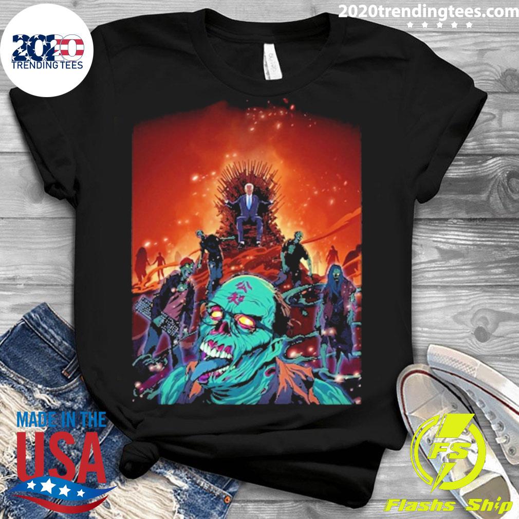 Official dark Brandon On His Throne Know Your Meme - Adult & Kids T-Shirts, Sweatshirts & Hoodies apparel design preview 3