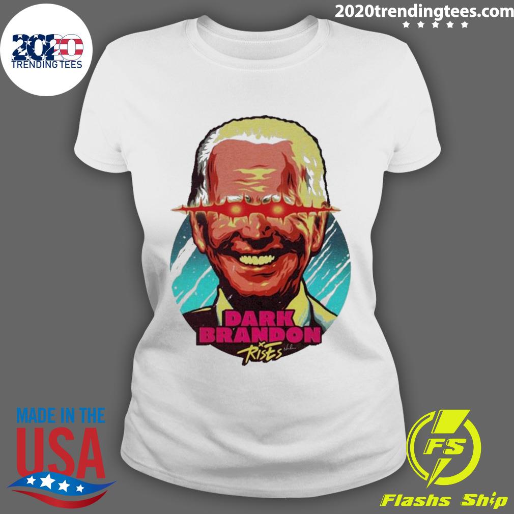 Official dark Brandon Rises Biden - Adult & Kids T-Shirts, Sweatshirts & Hoodies apparel design preview 3