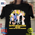 Official david Mccallum 1933-2023 Thank You For The - Adult & Kids T-Shirts, Sweatshirts & Hoodies apparel design preview 1