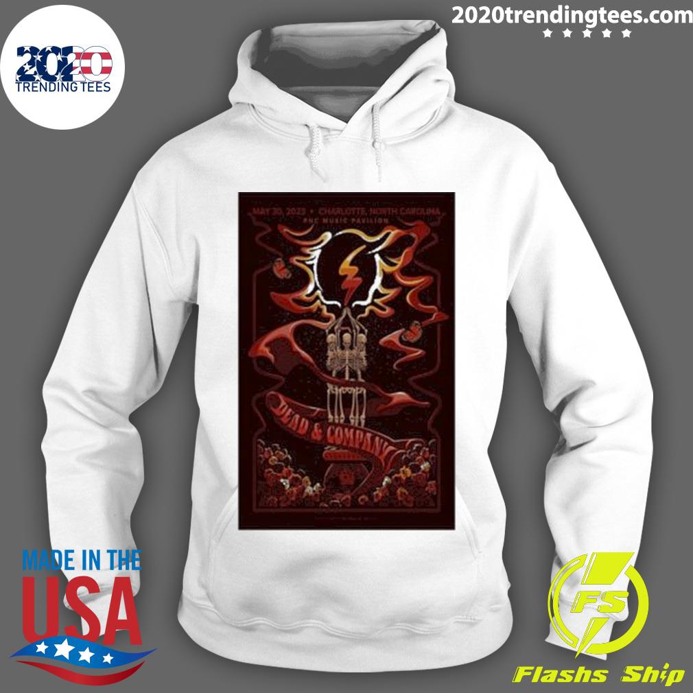 Official dead company charlotte event 2023 poster - Adult & Kids T-Shirts, Sweatshirts & Hoodies apparel design preview 2