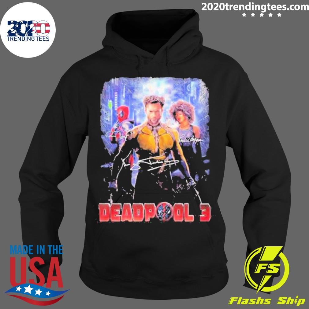 Official deadpool 3 Characters Signature - Adult & Kids T-Shirts, Sweatshirts & Hoodies apparel design preview 2