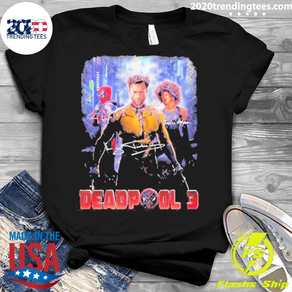 Official deadpool 3 Characters Signature - Adult & Kids T-Shirts, Sweatshirts & Hoodies apparel design preview 3