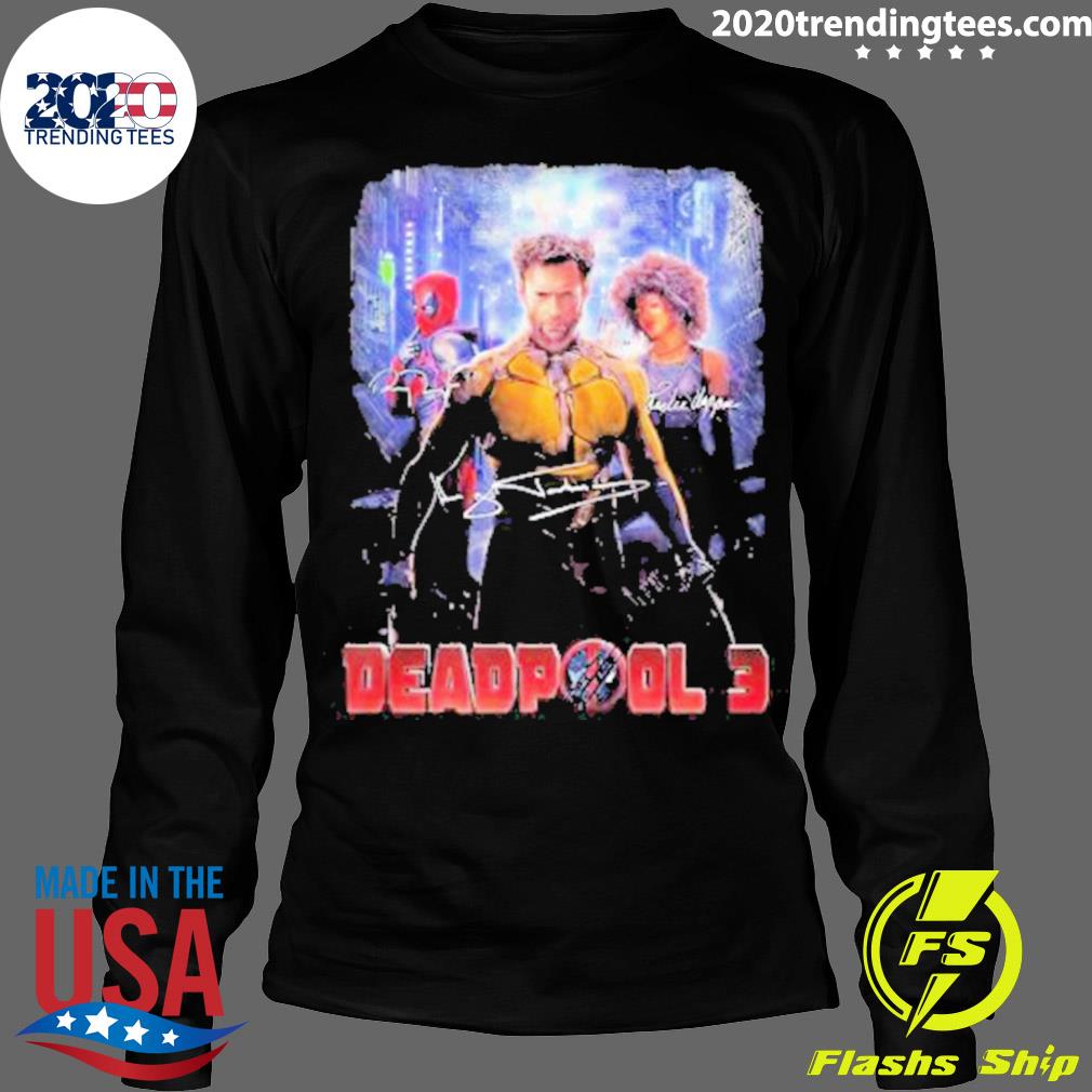 Official deadpool 3 Characters Signature - Adult & Kids T-Shirts, Sweatshirts & Hoodies apparel design preview 4