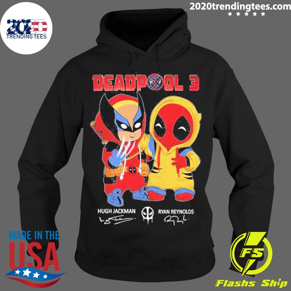 Official deadpool 3 Hugh Jackman And Ryan Reynolds - Adult & Kids T-Shirts, Sweatshirts & Hoodies apparel design preview 2