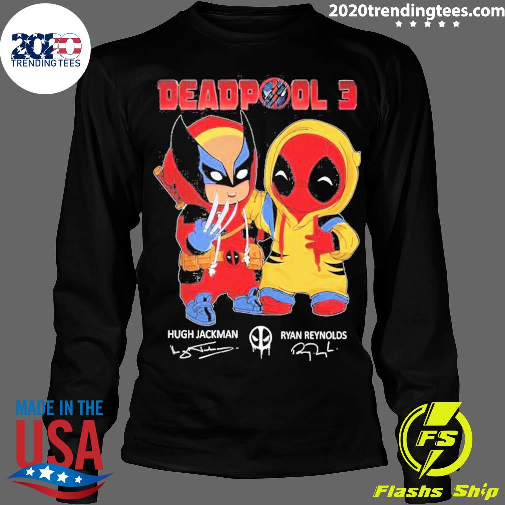 Official deadpool 3 Hugh Jackman And Ryan Reynolds - Adult & Kids T-Shirts, Sweatshirts & Hoodies apparel design preview 4