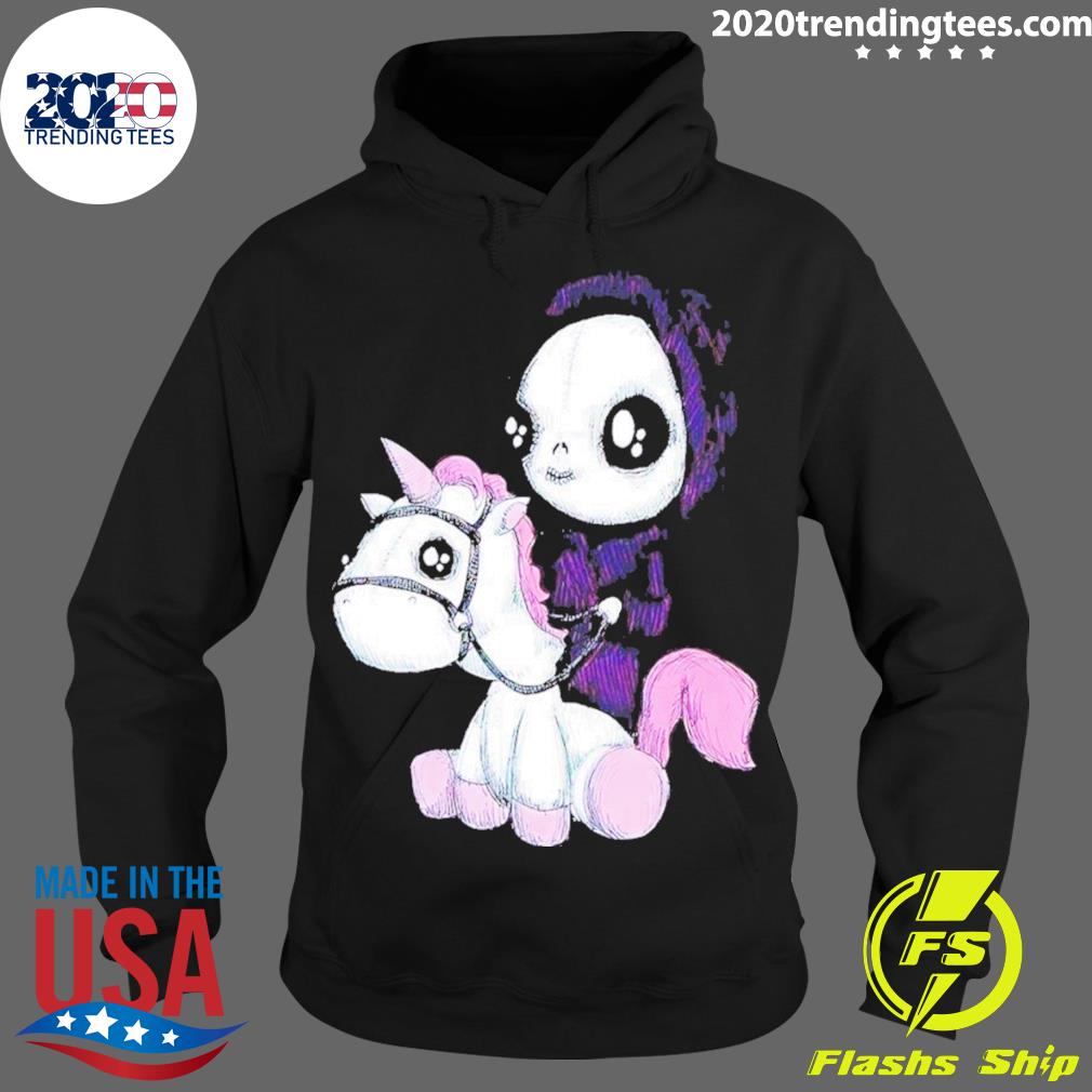 Official death And Unicorn - Adult & Kids T-Shirts, Sweatshirts & Hoodies apparel design preview 2