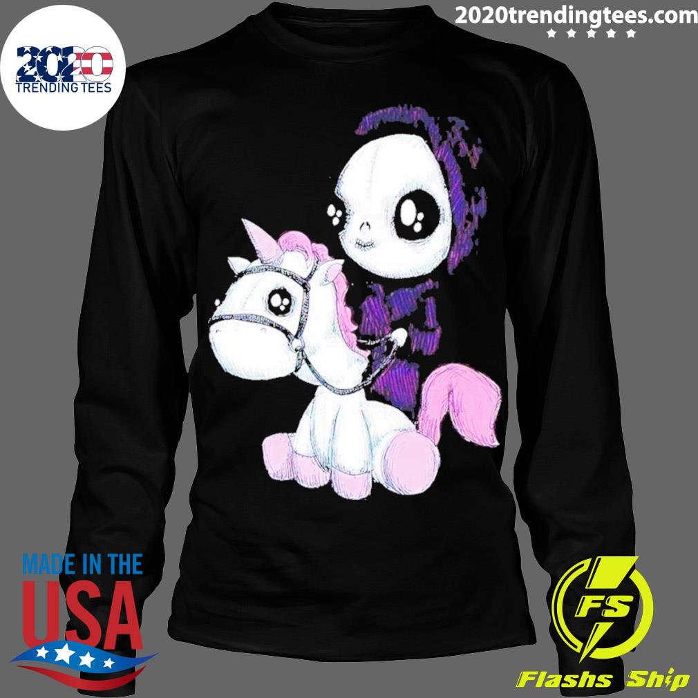 Official death And Unicorn - Adult & Kids T-Shirts, Sweatshirts & Hoodies apparel design preview 4