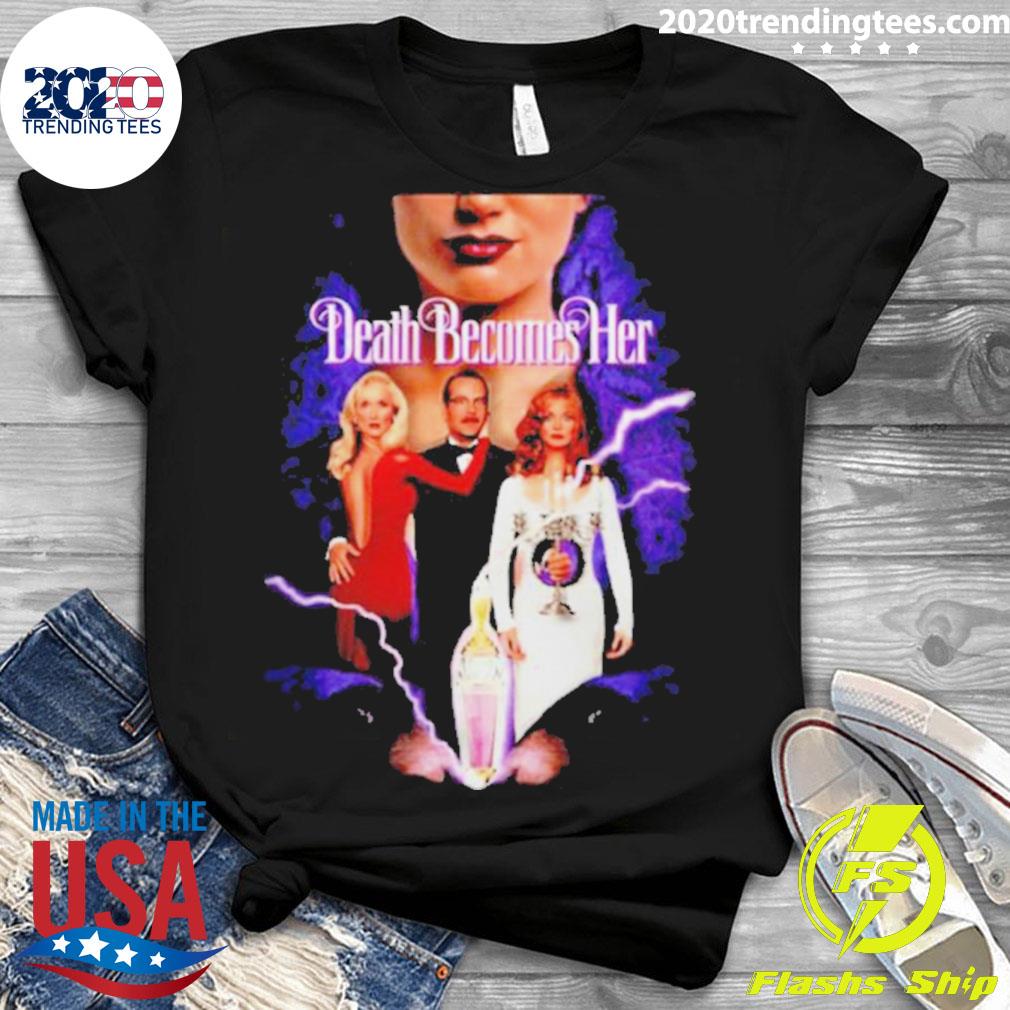 Official death Becomes Her - Adult & Kids T-Shirts, Sweatshirts & Hoodies apparel design preview 3