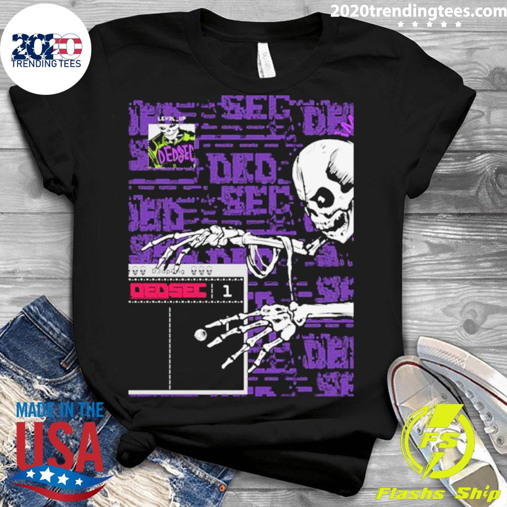 Official dedsec Purple Wall - Adult & Kids T-Shirts, Sweatshirts & Hoodies apparel design preview 3