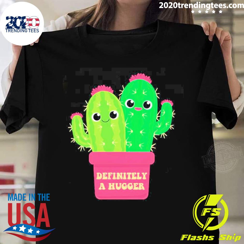 Official definitely A Hugger Funny - Adult & Kids T-Shirts, Sweatshirts & Hoodies apparel design preview 1