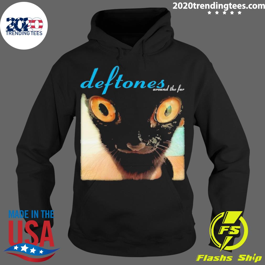 Official deftones Around The Fur Cat - Adult & Kids T-Shirts, Sweatshirts & Hoodies apparel design preview 2