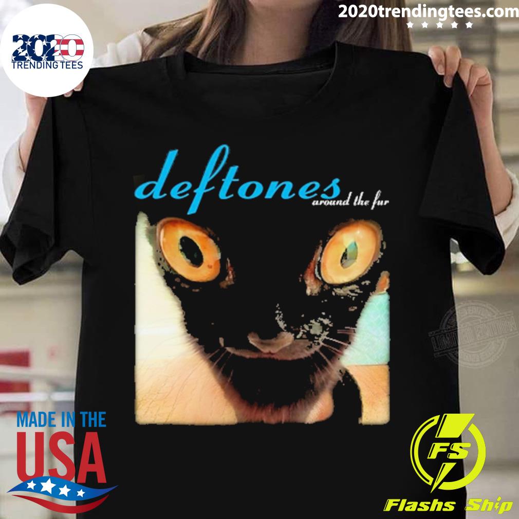 Official deftones Around The Fur Cat - Adult & Kids T-Shirts, Sweatshirts & Hoodies apparel design preview 1