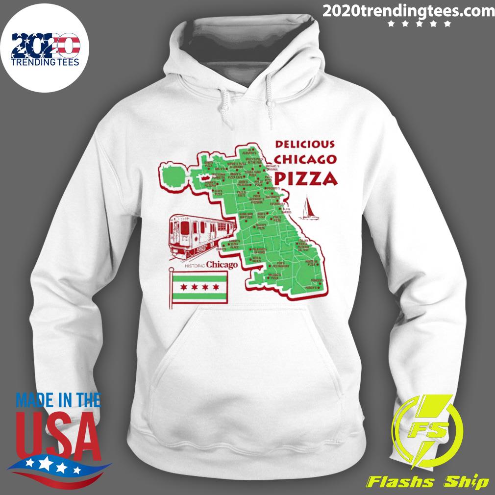 Official delicious Chicago Pizza - Adult & Kids T-Shirts, Sweatshirts & Hoodies apparel design preview 2
