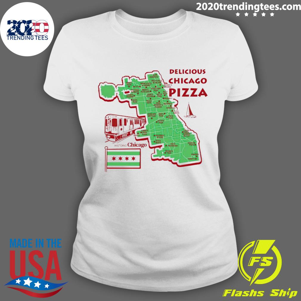 Official delicious Chicago Pizza - Adult & Kids T-Shirts, Sweatshirts & Hoodies apparel design preview 3