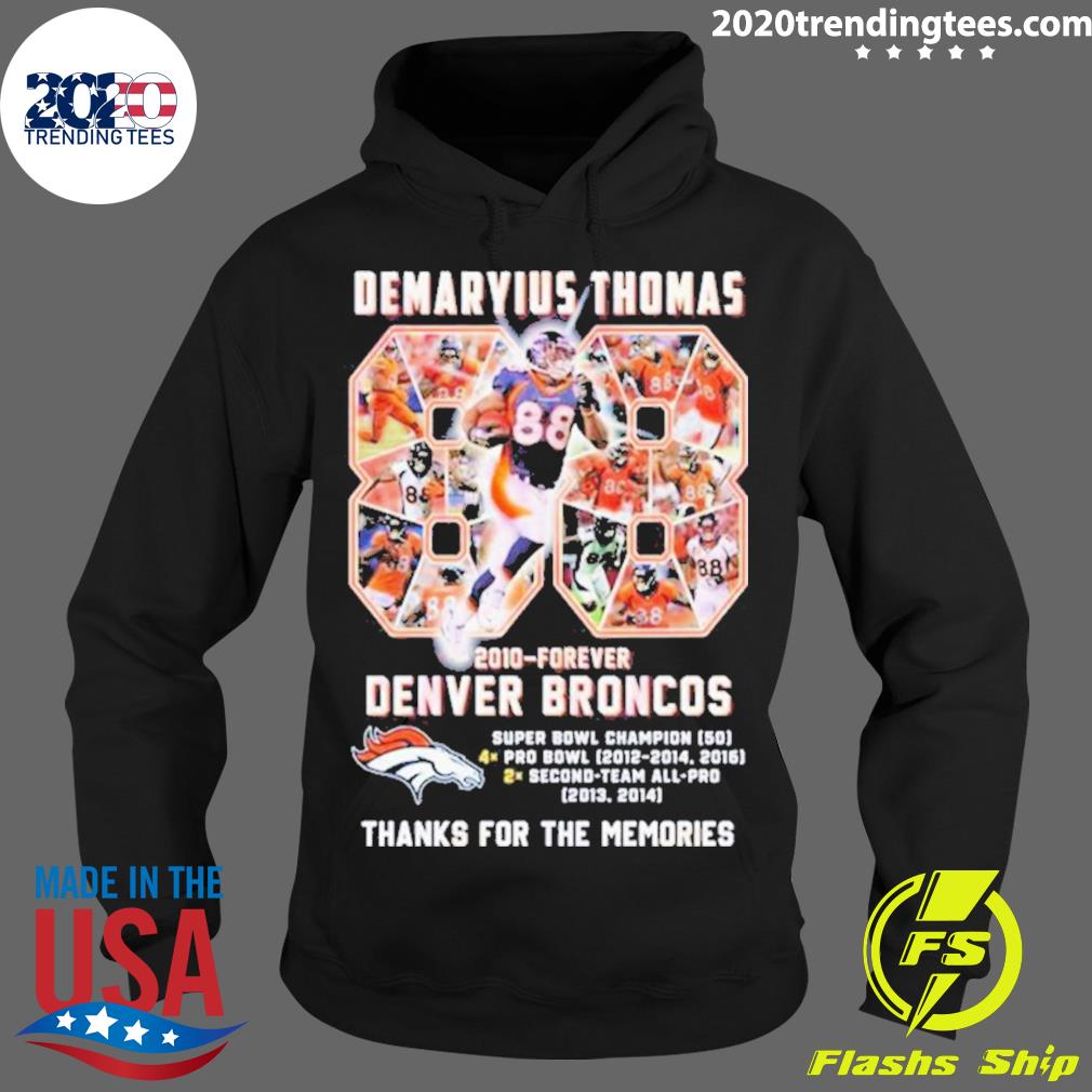 Official demaryius Thomas 88 2010 Forever Denver - Adult & Kids T-Shirts, Sweatshirts & Hoodies apparel design preview 2